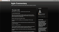 Desktop Screenshot of agile-commentary.blogspot.com