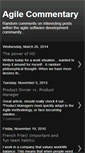 Mobile Screenshot of agile-commentary.blogspot.com