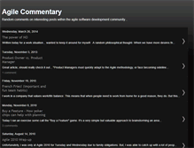 Tablet Screenshot of agile-commentary.blogspot.com