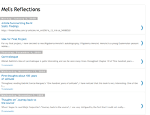Tablet Screenshot of melsreflectivewriting.blogspot.com