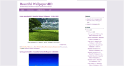 Desktop Screenshot of beautifulwallpapershd.blogspot.com