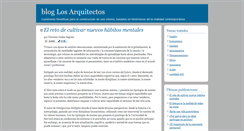 Desktop Screenshot of losarquitectos.blogspot.com