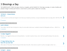 Tablet Screenshot of 3blessingsaday.blogspot.com
