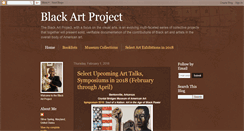 Desktop Screenshot of blackartproject.blogspot.com
