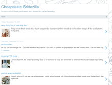 Tablet Screenshot of cheapskatebridezilla.blogspot.com