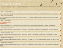 Tablet Screenshot of palabrasdelinstante.blogspot.com