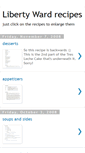 Mobile Screenshot of libertywardrecipes.blogspot.com