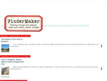 Tablet Screenshot of findermaker.blogspot.com