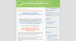 Desktop Screenshot of nettenparalarkazanmak.blogspot.com