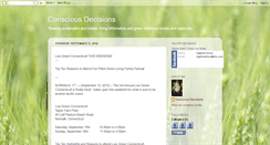 Desktop Screenshot of consciousdecisionsmag.blogspot.com