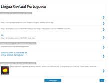 Tablet Screenshot of linguagestualportuguesavamosaprender.blogspot.com
