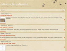 Tablet Screenshot of calimerosrumpelkammer.blogspot.com