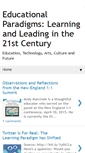 Mobile Screenshot of educationalparadigms.blogspot.com