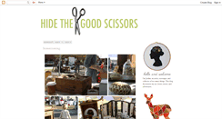 Desktop Screenshot of hidethegoodscissors.blogspot.com