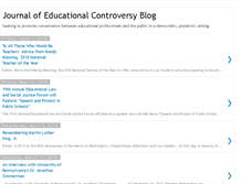 Tablet Screenshot of journalofeducationalcontroversy.blogspot.com