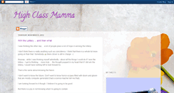 Desktop Screenshot of highclassmamma.blogspot.com