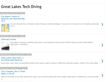 Tablet Screenshot of greatlakestechdiving.blogspot.com