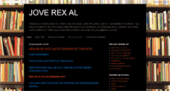 Desktop Screenshot of jove-rex-al.blogspot.com