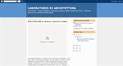 Desktop Screenshot of laboratorioarchitettura.blogspot.com