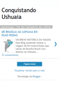 Mobile Screenshot of conquistandoushuaia.blogspot.com