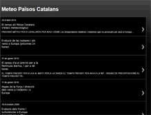 Tablet Screenshot of meteopaisoscatalans.blogspot.com