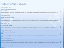 Tablet Screenshot of findingthewilltochange.blogspot.com