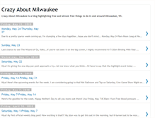 Tablet Screenshot of crazyaboutmilwaukee.blogspot.com