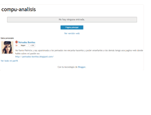 Tablet Screenshot of compu-analisis.blogspot.com
