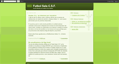 Desktop Screenshot of futbolsalacsf.blogspot.com