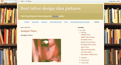 Desktop Screenshot of best-tattoo-design-idea-pictures.blogspot.com