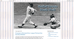 Desktop Screenshot of mantleworldhbd.blogspot.com