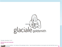 Tablet Screenshot of glacialegoldsmith.blogspot.com