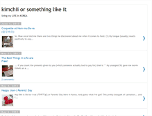 Tablet Screenshot of kimchiiorsomethinglikeit.blogspot.com