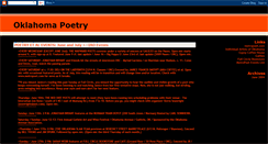 Desktop Screenshot of oklahomapoetry.blogspot.com