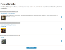 Tablet Screenshot of fiesta-karaoke.blogspot.com