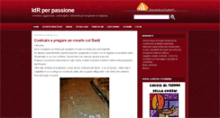 Desktop Screenshot of idrperpassione.blogspot.com