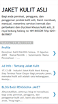 Mobile Screenshot of jaketkulitbogor.blogspot.com