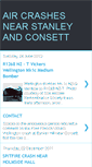 Mobile Screenshot of aircrashesnearstanleyandconsett.blogspot.com