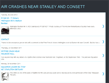 Tablet Screenshot of aircrashesnearstanleyandconsett.blogspot.com