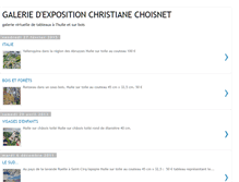 Tablet Screenshot of galeriedexpositionchristianechoisnet.blogspot.com