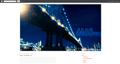 Desktop Screenshot of juliusgregorio.blogspot.com