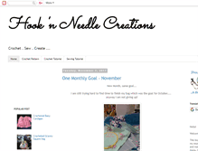 Tablet Screenshot of hooknneedlecreations.blogspot.com