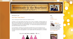 Desktop Screenshot of homemadeintheheartland.blogspot.com