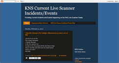 Desktop Screenshot of knsincidents.blogspot.com