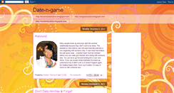 Desktop Screenshot of date-n-game.blogspot.com