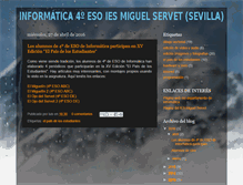 Tablet Screenshot of informaticamiguelservet4eso.blogspot.com