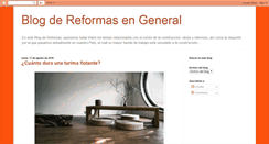 Desktop Screenshot of blogdereformasenalicante.blogspot.com