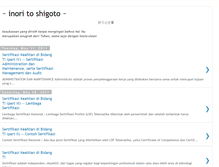 Tablet Screenshot of inori-to-shigoto.blogspot.com