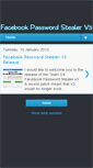 Mobile Screenshot of facebookpasswordstealerv3.blogspot.com