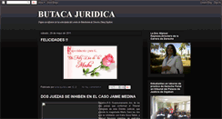 Desktop Screenshot of butacajuridica.blogspot.com